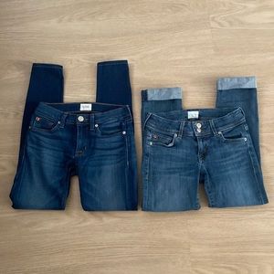 Hudson, 2 Pairs of Jeans, Blue